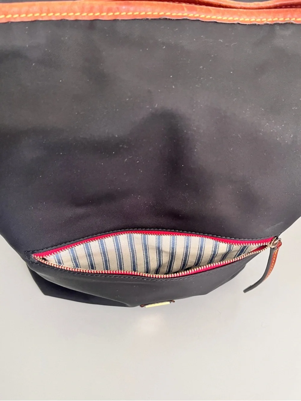 Dooney & Bourke Black Nylon ‘Wayfarer’ Hobo Bag